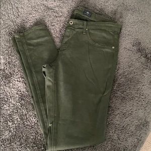 Adriano Goldschmied super skinny green jeggings